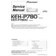 PIONEER KEH-P780X1N Service Manual