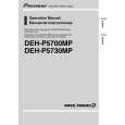 PIONEER DEH-P5700MP/X1P/EW Owners Manual