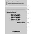 PIONEER DEH-2460R/XM/EW Owners Manual