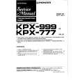 PIONEER KPX999 Service Manual