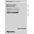 PIONEER DEH-P550MP Owners Manual