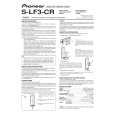 PIONEER S-LF3-CR/XTW/E Owners Manual