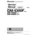 PIONEER GM-4300F/XU/ES Service Manual