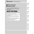 PIONEER AVD-W7900/XZ/EW5 Owners Manual