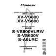 PIONEER X-VS800D/DBDXJ Owners Manual