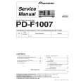 PIONEER PD-F1007 Service Manual