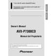 PIONEER AVX-P7300CD/ES Owners Manual