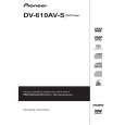 PIONEER DV-610AV-S/WVXZT5 Owners Manual