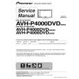 PIONEER AVH-P4000DVD/XN/RE Service Manual