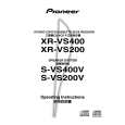 PIONEER XR-VS400/DBDXJ Owners Manual
