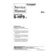 PIONEER SHF9 Service Manual