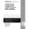 PIONEER PDP-42RXE/WVXPL Owners Manual
