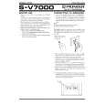 PIONEER SV7000 Owners Manual