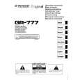 PIONEER GR777 Owners Manual