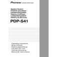 PIONEER PDP-S41/XTW/E5 Owners Manual