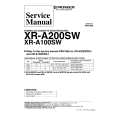 PIONEER XRA200SW Service Manual