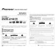 PIONEER DVR-216CHE/BXV/C5 Owners Manual