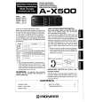 PIONEER A-X500 Owners Manual