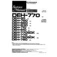 PIONEER DEH770/SDK Service Manual