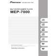 PIONEER MEP-7000/KUCXJ Owners Manual