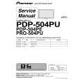 PIONEER PDP504PE Service Manual