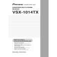 PIONEER VSX-1014TX-K/KUXJC Owners Manual