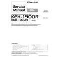 PIONEER KEH-1900R/XM/EW Service Manual