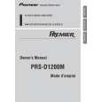PIONEER PRS-D1200M/XS/UC Owners Manual