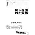 PIONEER DEH-624R Owners Manual