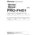 PIONEER PRO-FHD1 Service Manual