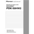 PIONEER PDK-50HW2/UCYVLDP Owners Manual