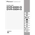 PIONEER DVR-550H-S/TAXV5 Owners Manual