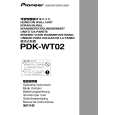 PIONEER PDK-WT02 Owners Manual