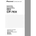 PIONEER CP-7EX/XTW1/E5 Owners Manual