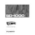 PIONEER SD1000 Owners Manual