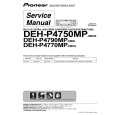 PIONEER DEH-P4750MP Service Manual