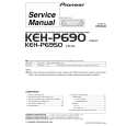 PIONEER KEH-P690X1N Service Manual