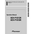 PIONEER KEH-P1013R/XM/EW Owners Manual