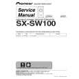 PIONEER SX-SW100/TDLPWXCN Service Manual