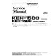PIONEER KEH1500 X1N/EW+X1N Service Manual