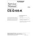 PIONEER CS-G105-K Service Manual