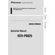 PIONEER KEH-P6025/XN/ES9 Owners Manual