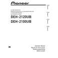PIONEER DEH-2100UB/XN/EW5 Owners Manual