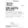PIONEER XRA370 Service Manual