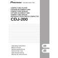 PIONEER CDJ-200 Owners Manual