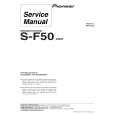 PIONEER S-F50/XDCN Service Manual
