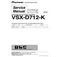 PIONEER VSX-D712-K/KCXJI Service Manual