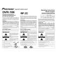 PIONEER DVR-106D/KBXV Owners Manual