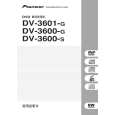 PIONEER DV-3600-G/RAXU Owners Manual