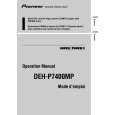 PIONEER DEH-P7400MPEW Service Manual